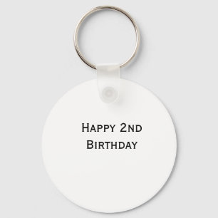 benutzerdefiniert fügen sie ihren text happy birth schlüsselanhänger