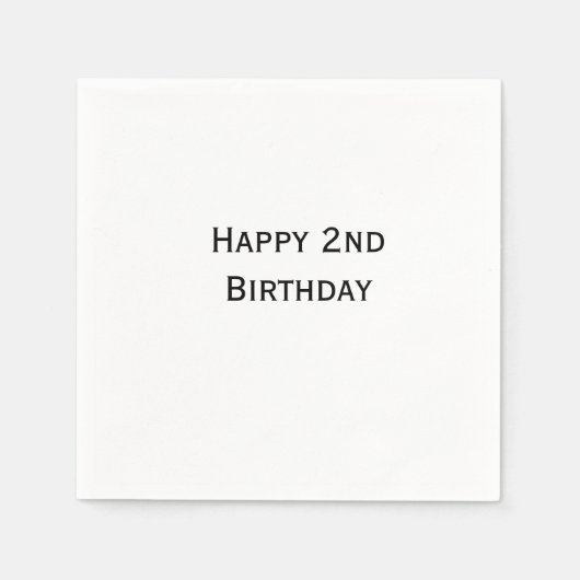 benutzerdefiniert fügen sie ihren text happy birth serviette (Vorderseite)