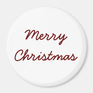 benutzerdefiniert fügen Sie Ihren Text Weihnachten Magnet