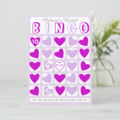 Benutzerdefiniert füllen Sie das Bingo Bingo lila  (Stehend Vorderseite)