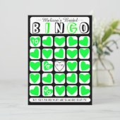 Benutzerdefiniert füllen Sie die Bingo Green Game  (Stehend Vorderseite)
