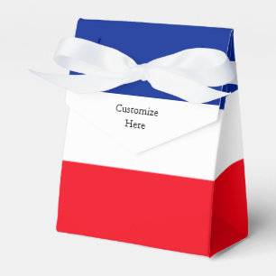 Benutzerdefiniert für das französische Tricolor-Fl Geschenkschachtel