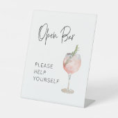 Benutzerdefiniert für das Zeichen Julie_Drinks Sockelschild (Vorderseite)