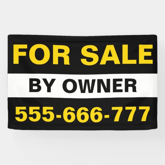 Benutzerdefiniert für den Verkauf durch den Eigent Banner (Horizontal)