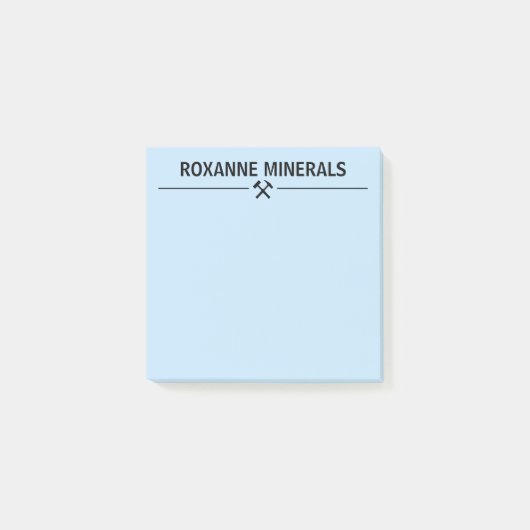 Benutzerdefiniert für Geologen Post-it Klebezettel (Vorderseite)