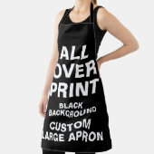 Benutzerdefiniert für große Schürze-BLACK Schürze (InSitu)