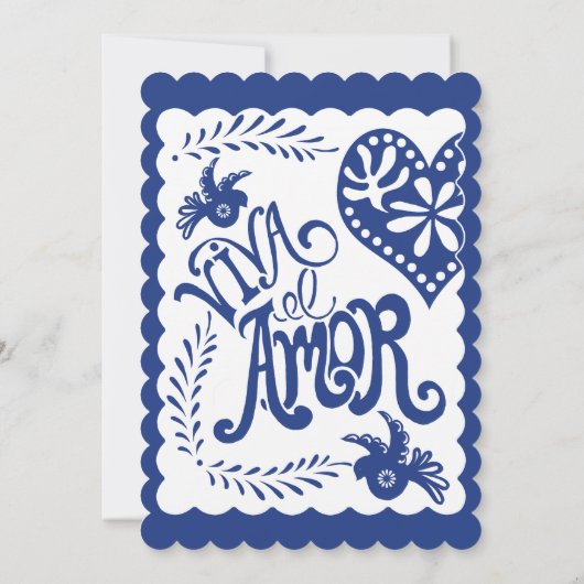 Benutzerdefiniert für Kathryn Blue Einladung (Rückseite)