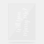 Benutzerdefiniert für Yvonne Acrylschild (Vorderseite)