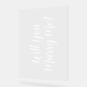 Benutzerdefiniert für Yvonne Acrylschild (Winkel)