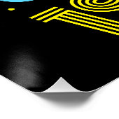 Benutzerdefiniert Geborene Retro 80" der 80er Jahr Poster (Ecke)