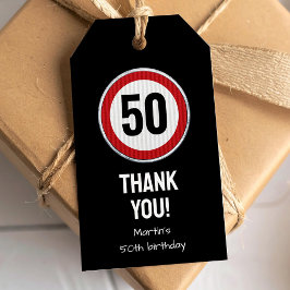 Benutzerdefiniert Geburtstagsparty für jedes Alter Geschenkanhänger