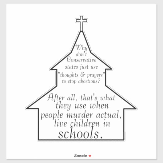 Benutzerdefiniert "Gedanken und Gebete" für Abtrei Aufkleber (Blatt)