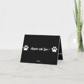 Benutzerdefiniert geklappt Dankeschön Karte für Ca (Rückseite)