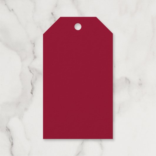 Benutzerdefiniert Geschenkanhänger (Rückseite)