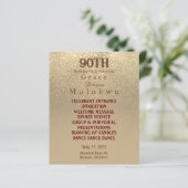 Benutzerdefiniert - Gold Glitzer - Menü (Stehend Vorderseite)