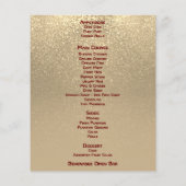 Benutzerdefiniert - Gold Glitzer - Menü (Rückseite)