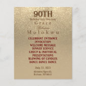 Benutzerdefiniert - Gold Glitzer - Menü (Vorderseite)