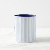 Benutzerdefiniert Grandma Blue Stripe Tasse (Zentrum)