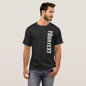 Benutzerdefiniert Groß formatierter Großer Schrift T-Shirt (Vorne ganz)