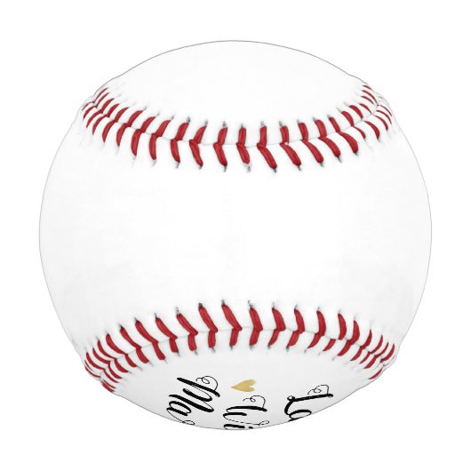 Benutzerdefiniert heiraten Sie mir Vorschlag Baseb Baseball (Rückseite)