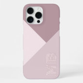 Benutzerdefiniert hellpastellfarbene Rose Mauve Bl iPhone Hülle (Rückseite)