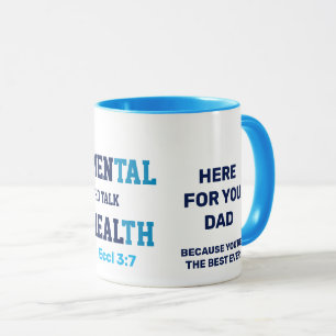 Benutzerdefiniert HIER FÜR SIE VATER Psychische Ge Tasse