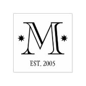 Benutzerdefiniert Hinzufügen einer ersten Datumsfa Gummistempel (Prägung)