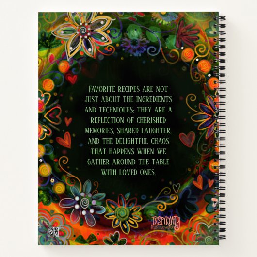 Benutzerdefiniert Hinzufügen eines Blumenfavoriten Notizblock (Rückseite)