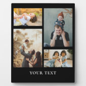 Benutzerdefiniert Hinzufügen von 4 Foto-Collage un Fotoplatte (Vorderseite)