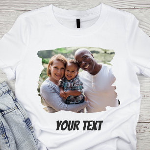 Benutzerdefiniert Hinzufügen von Bild und Text T-Shirt