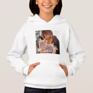 Benutzerdefiniert - Hinzufügen von Foto und Text Hoodie