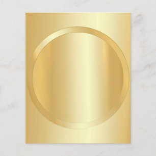 Benutzerdefiniert Hinzufügen von Imitaten Gold-Gla Flyer
