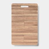 Benutzerdefiniert Holz Ausweis (Rückseite)