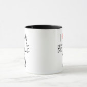 Benutzerdefiniert I Liebe Mein Beagle Tasse (Zentrum)
