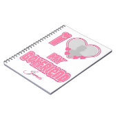 Benutzerdefiniert I Liebe Mein Freund - Foto und N Notizblock (Linke Seite)