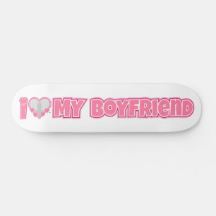 Benutzerdefiniert I Liebe Mein Freund - Foto und N Skateboard