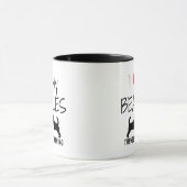 Benutzerdefiniert I Liebe Meine Beagle Tasse (Zentrum)
