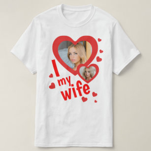 Benutzerdefiniert I Liebe meine Ehefrau bedeutet S T-Shirt