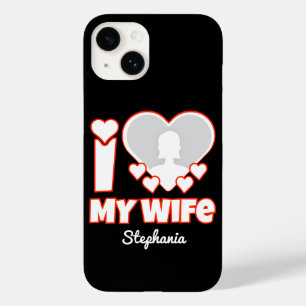 Benutzerdefiniert I Liebe Meine Ehefrau - Name und Case-Mate iPhone 14 Hülle