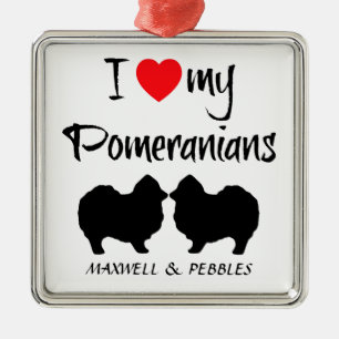 Benutzerdefiniert I Liebe Meine Spitz Ornament Aus Metall