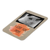 Benutzerdefiniert I Liebe Sie Mama Cat Foto Magnet (Linke Seite)