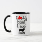 Benutzerdefiniert I-Liebe Tasse im Basisband (Links)