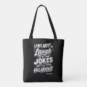 Benutzerdefiniert Ich versuche, nicht über meine e Tasche (Rückseite)