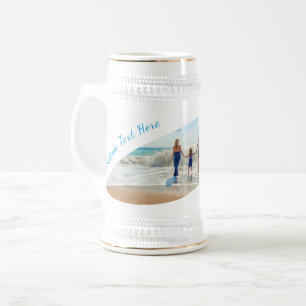 Benutzerdefiniert Ihr Foto Beer Stein Geschenk ben Bierglas