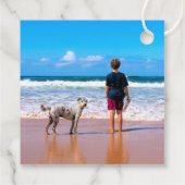 Benutzerdefiniert Ihr Foto Bevorzugen Tags Persona Geschenkanhänger (Rückseite)