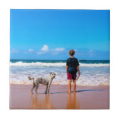 Benutzerdefiniert Ihr Foto Keramik Tile-Geschenk P Fliese (Vorderseite)