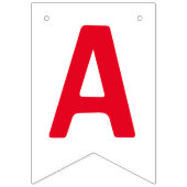 Benutzerdefiniert Ihr Foto mit Text Birthday Bunti Wimpelkette (Dritte Fahne)