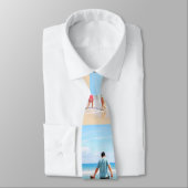 Benutzerdefiniert Ihr Foto Neck Tie Personalisiert Krawatte (Gebunden)