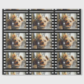 Benutzerdefiniert Ihr Foto oder Ihre Yorkie auf de Geschenkpapier (Flach)