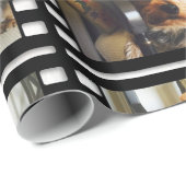 Benutzerdefiniert Ihr Foto oder Ihre Yorkie auf de Geschenkpapier (Rolleneckpunkt)